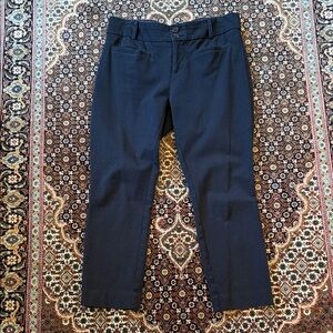Anthropologie essential slim cropped trousers Size 4P